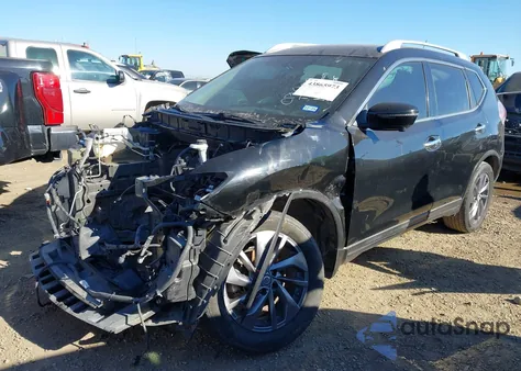 2016 Nissan Rogue Sl из США, поврежденный, VIN 5N1AT2MT3GC752503